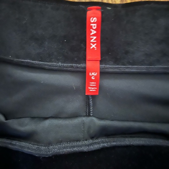 Spanx Velvet Split Leg Pants - Picture 3 of 5